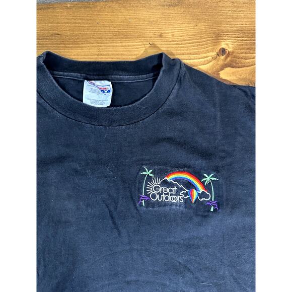 Hanes Other - Vtg Great Ourdoors Embroidered Vintage Large Tee Shirt Perfect Fade